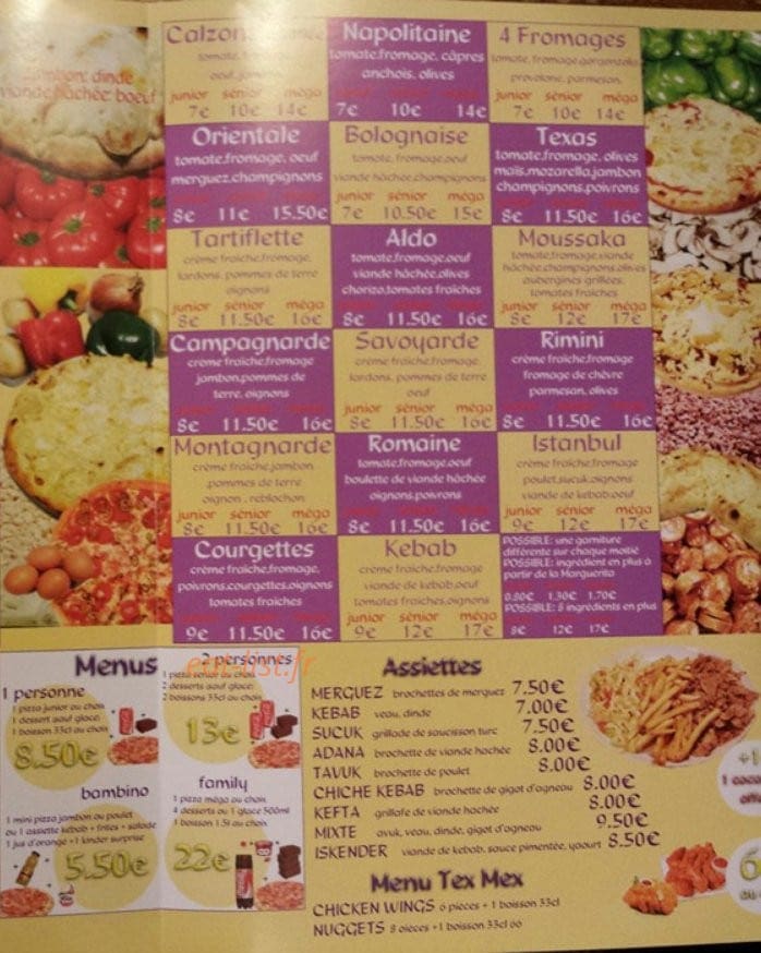 Chez Memo — carte page 3