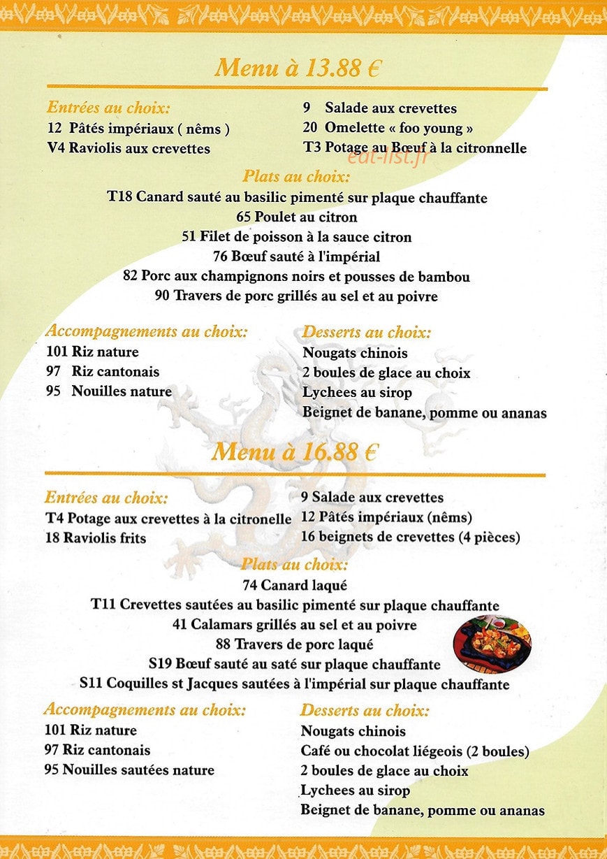Chinatown — carte page 10