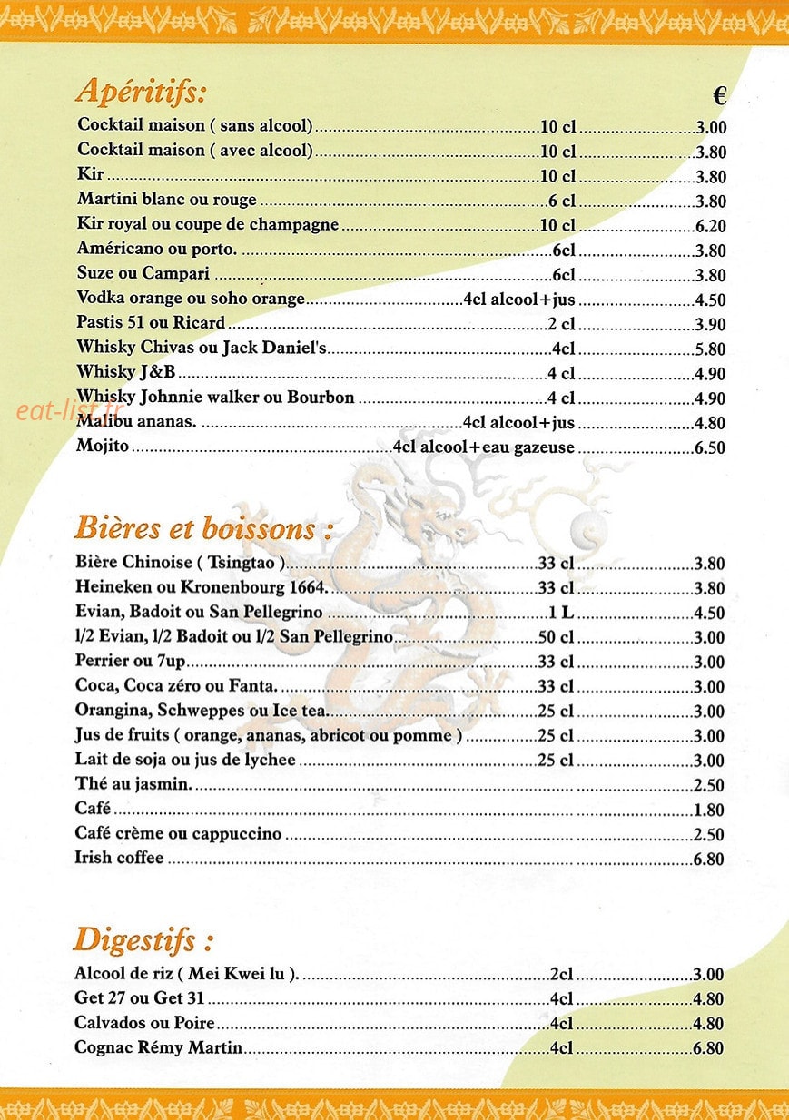 Chinatown — carte page 13