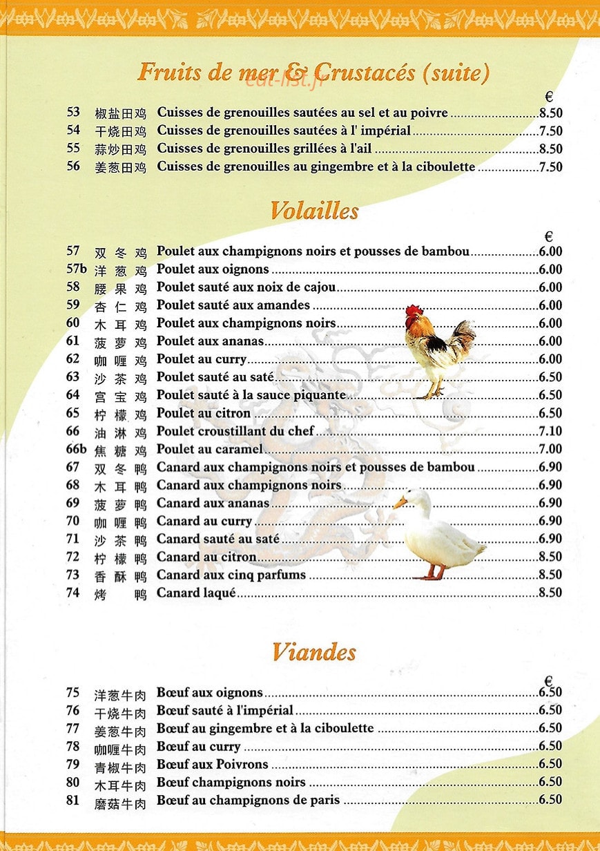 Chinatown — carte page 5
