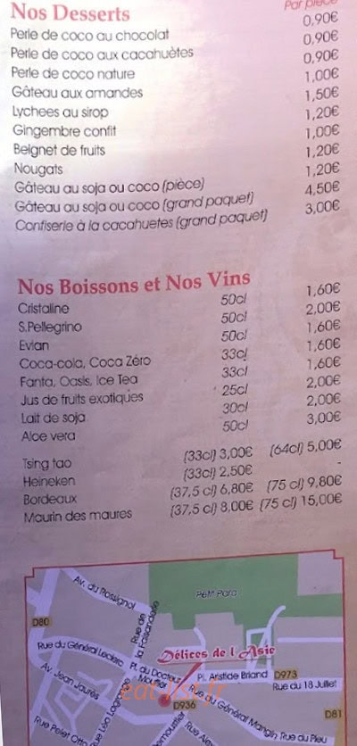 Delice d'Asie — carte page 6