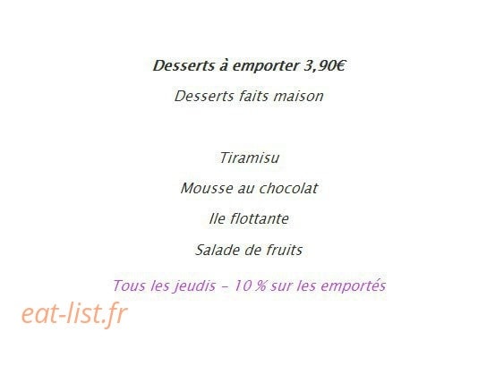 La Tulipe — carte page 6