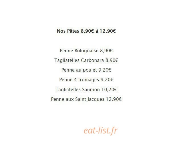 La Tulipe — carte page 2