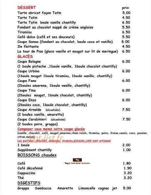 Pasta De La Mamma — carte page 4