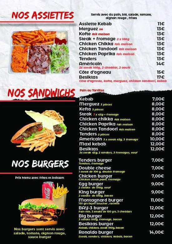 Restaurant besiktas — carte page 2