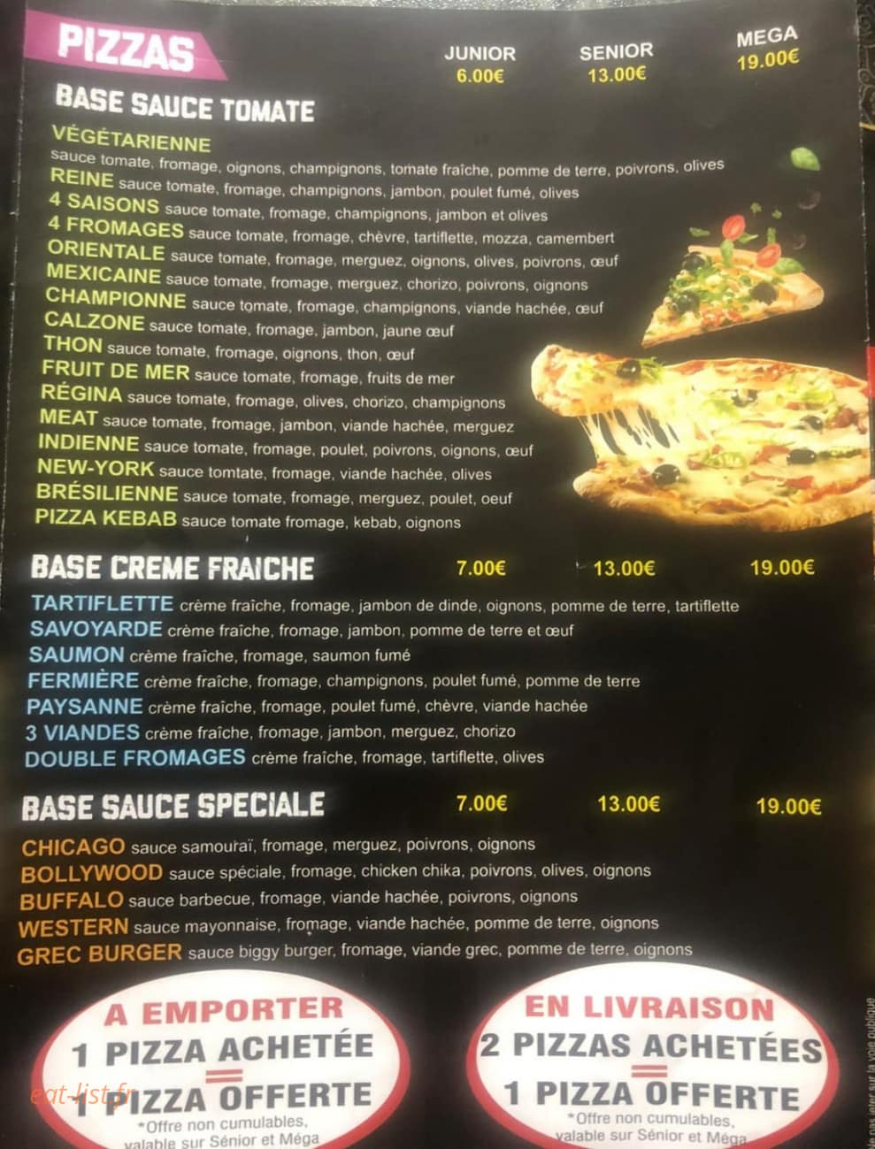 Au Tandoori Naan — carte page 3