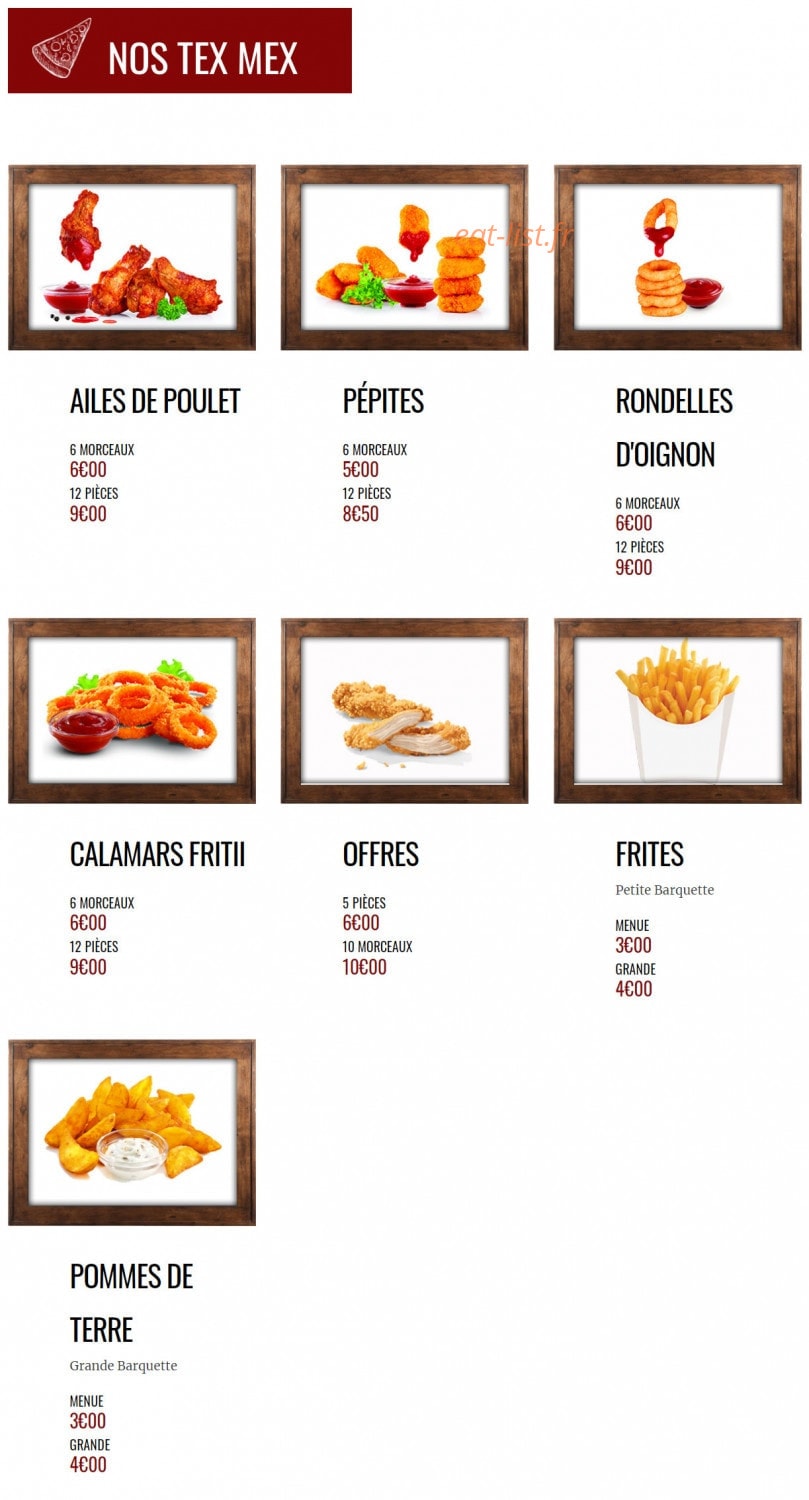 My Pizza — carte page 14