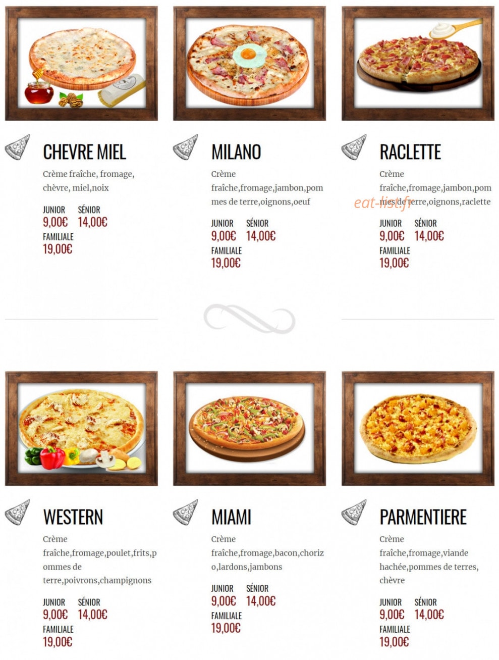 My Pizza — carte page 7