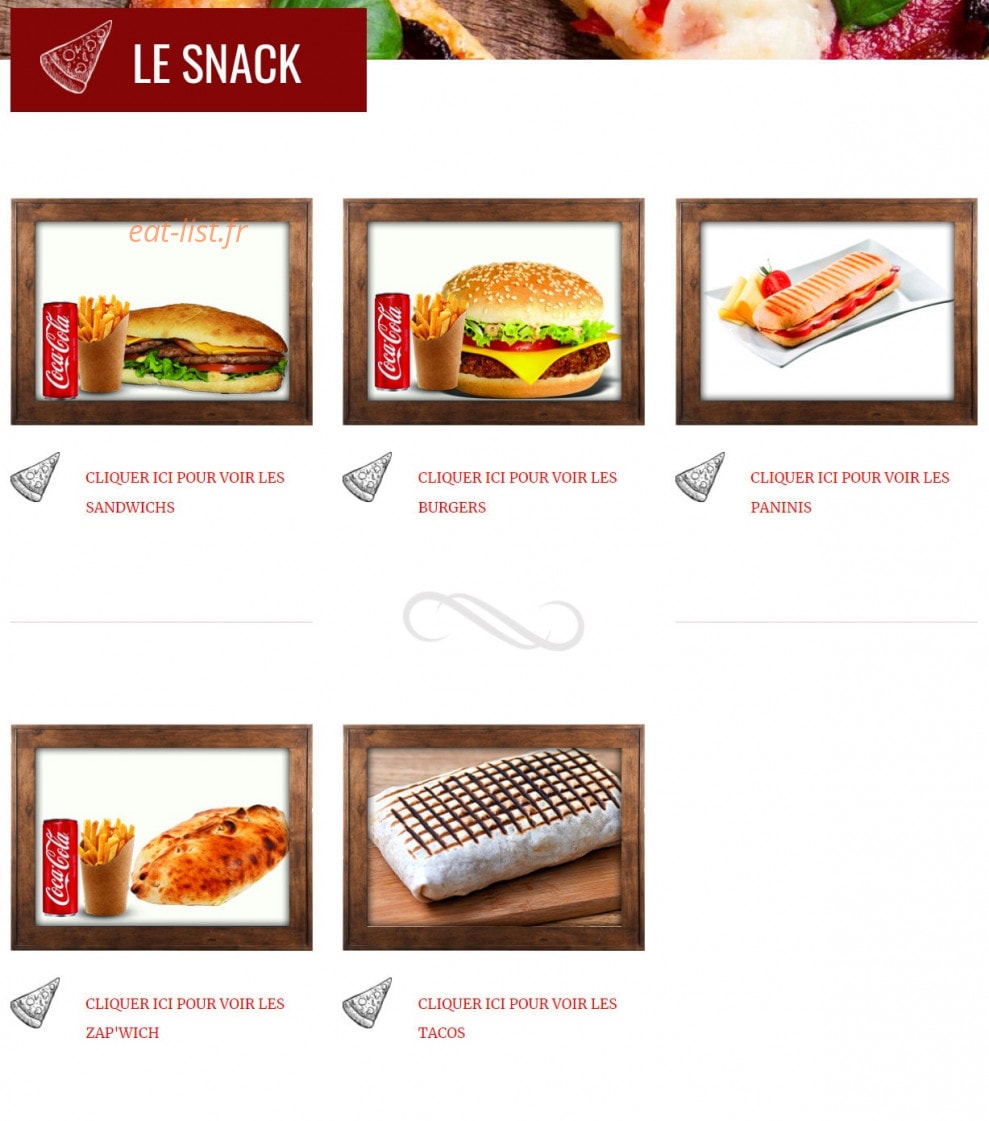 My Pizza — carte page 12