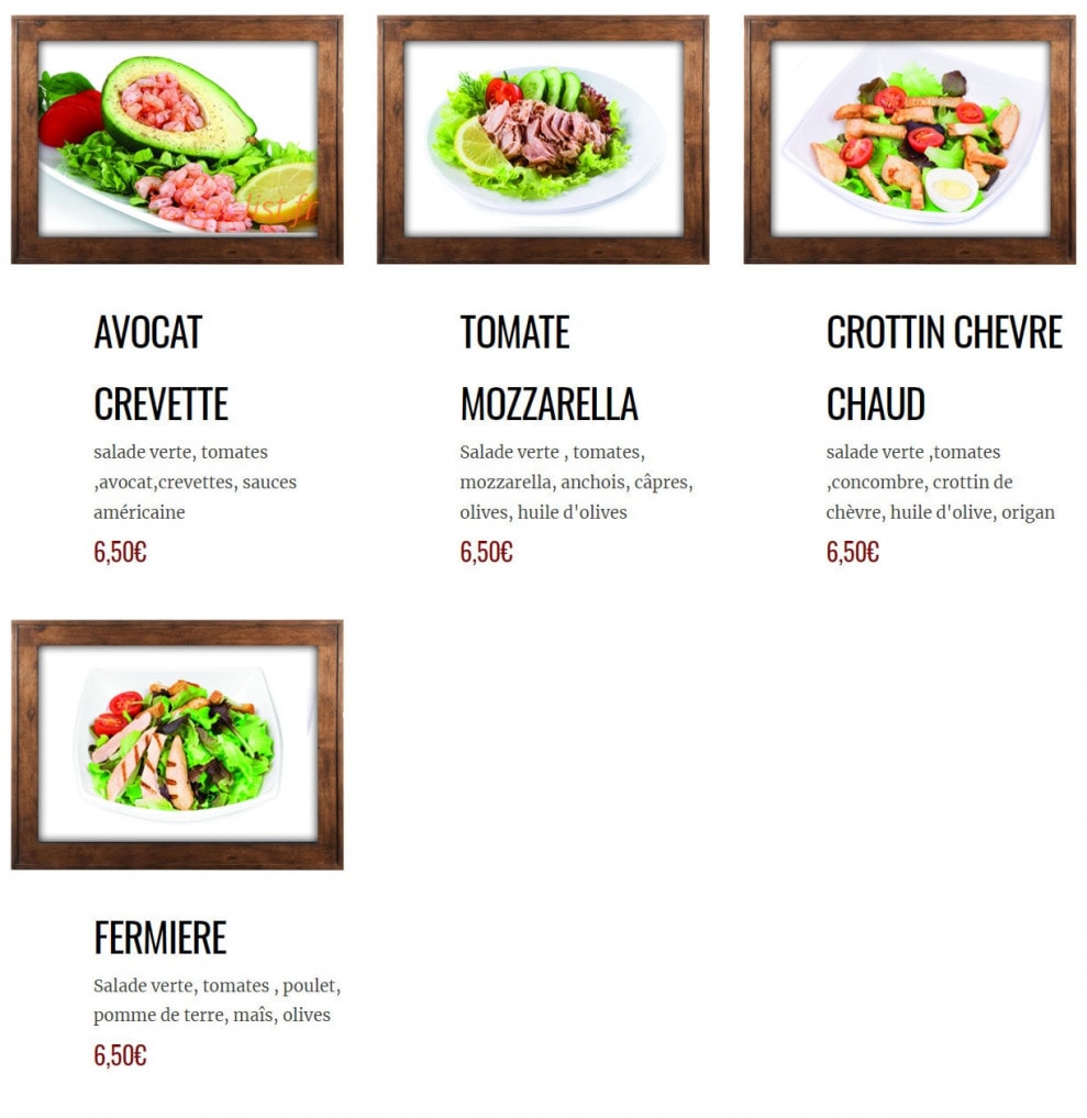 My Pizza — carte page 11