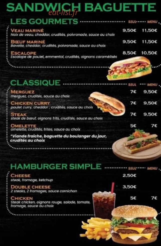 O' Crousty — carte page 2