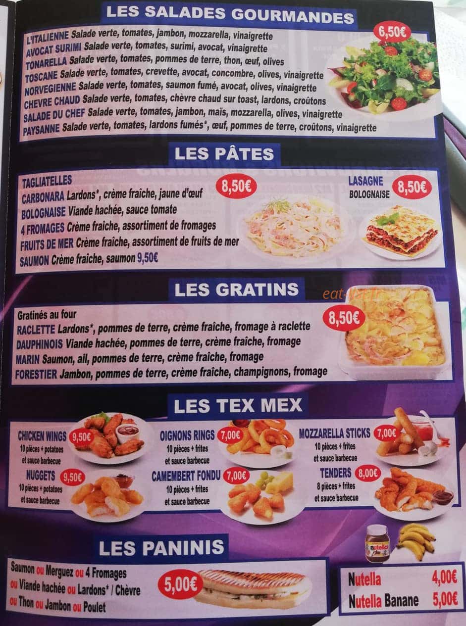 Pizza Venisia — carte page 2