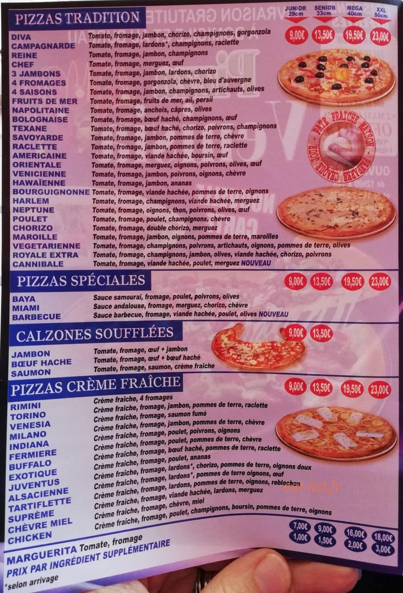 Pizza Venisia — carte page 3