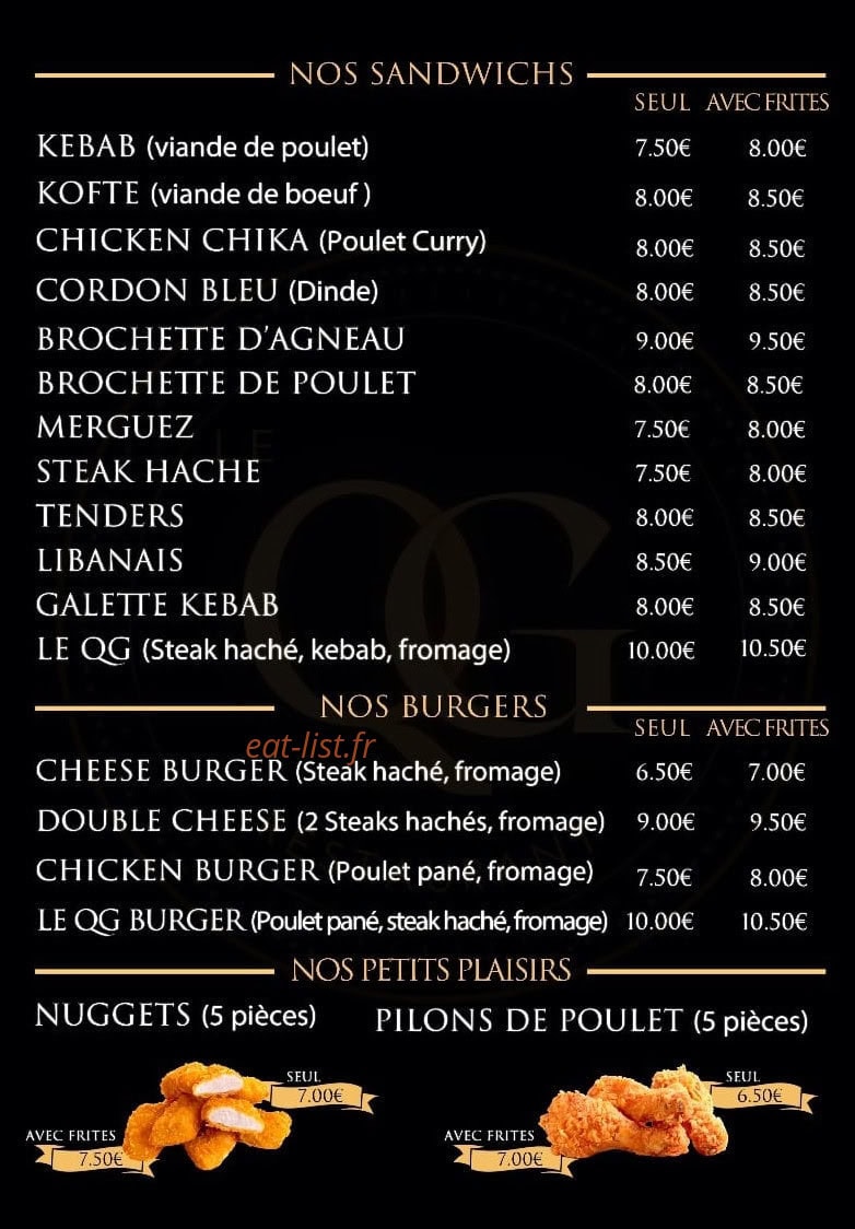Le QG — carte page 2