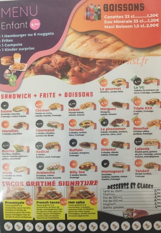 Délice Laferois — carte page 3