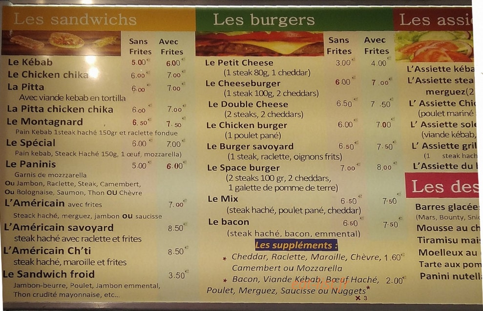 LE SPACE — carte page 1