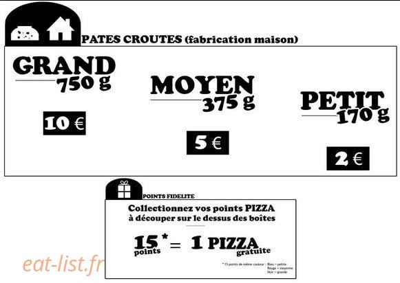Pizza Feu de Bois — carte page 3