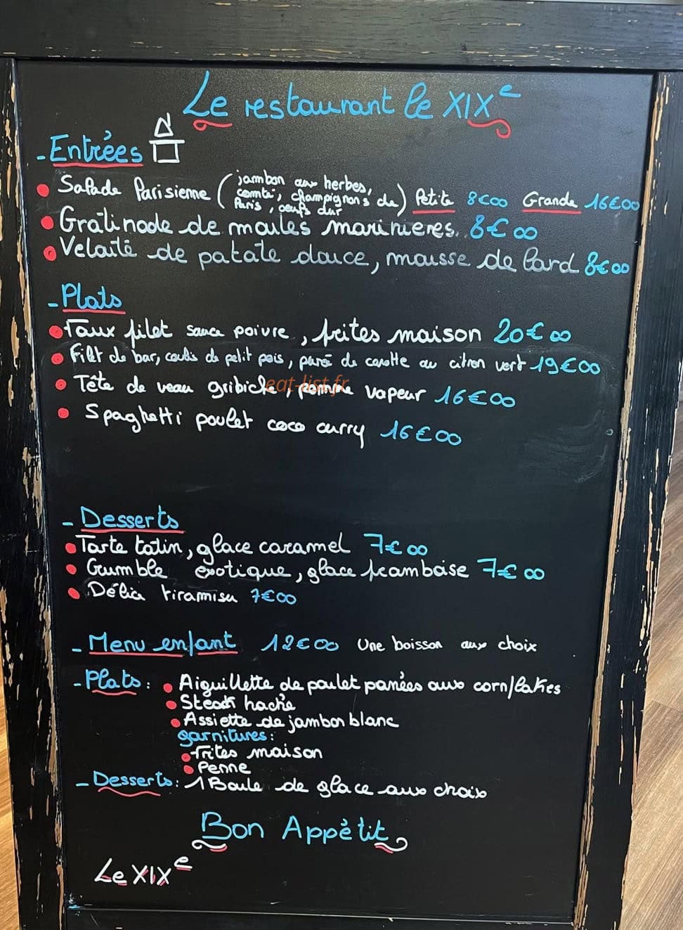 Le XIXe — carte page 1