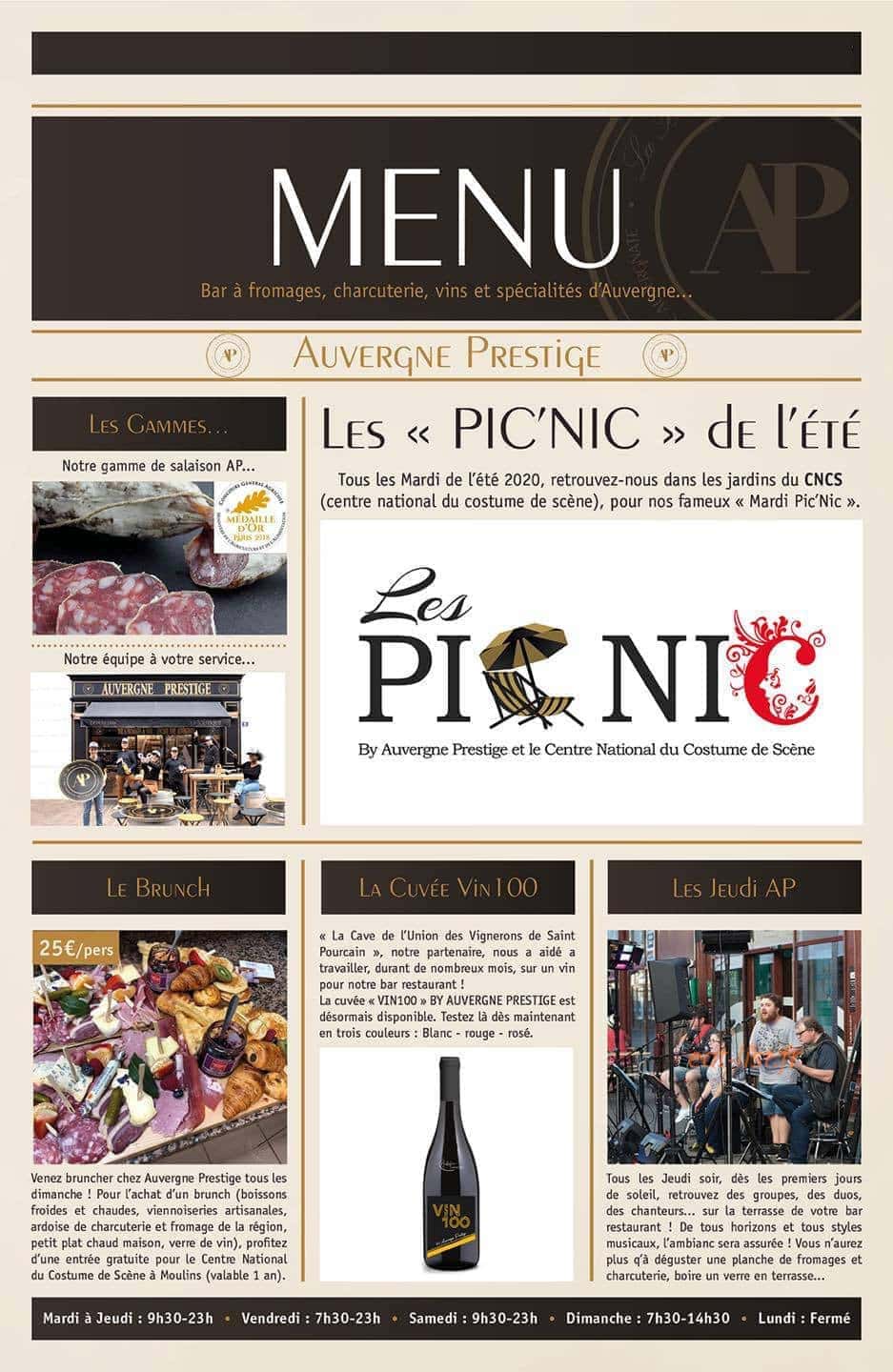 Auvergne Prestige — carte page 1