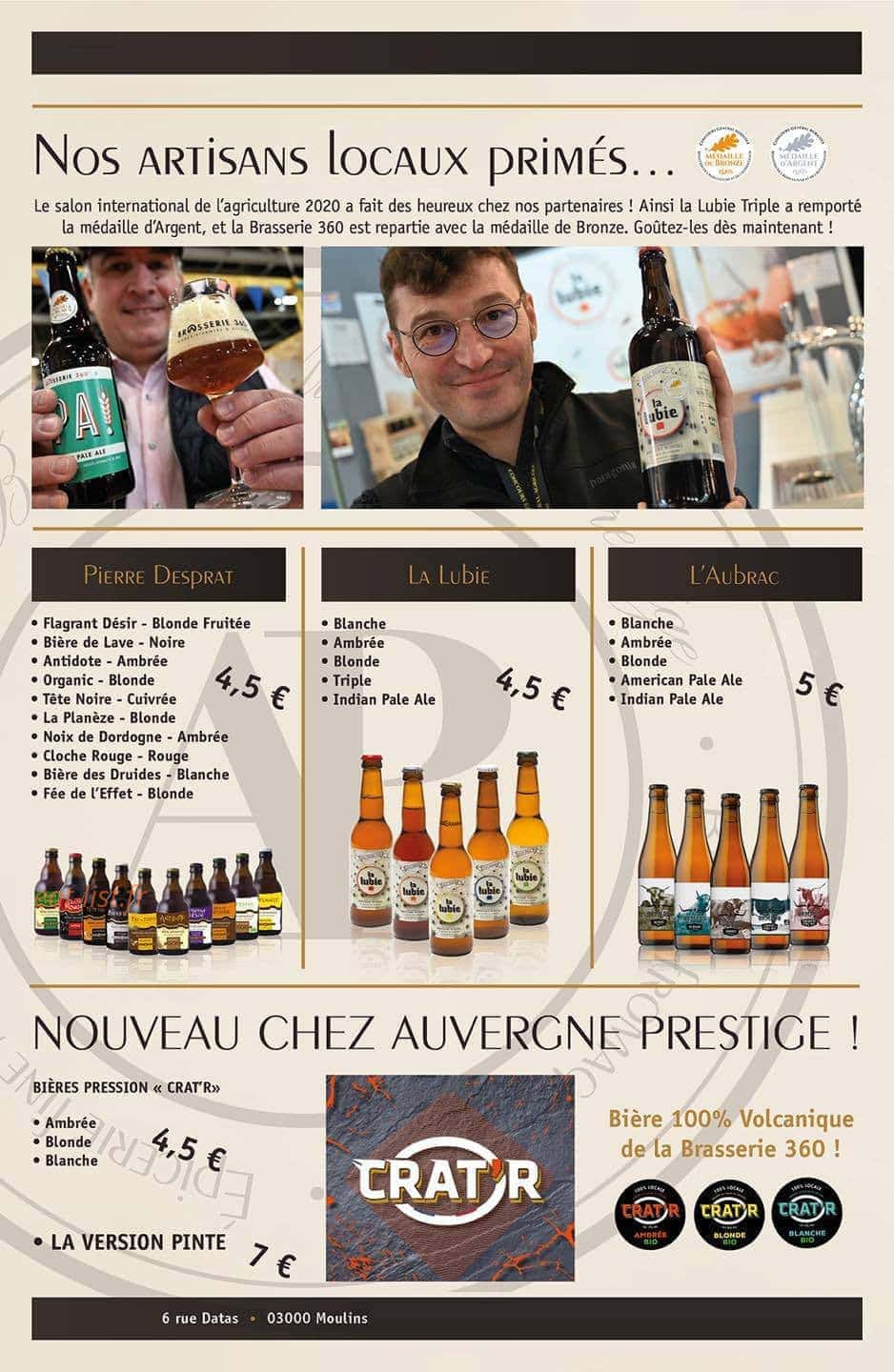 Auvergne Prestige — carte page 4