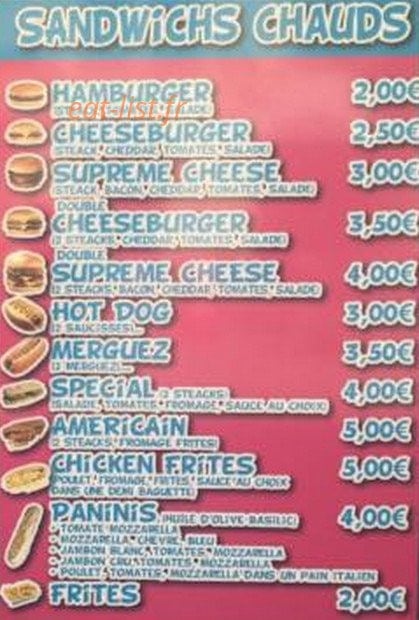 Kiosque À Crêpes — carte page 1