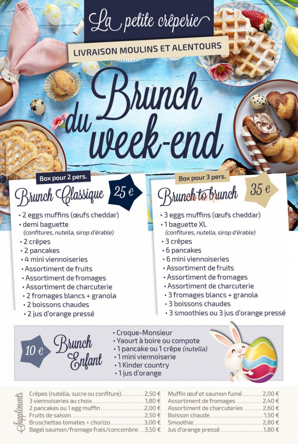 La Petite Crêperie — carte page 1