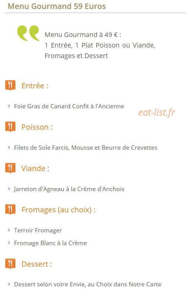 Le Chalet Montégut — carte page 4