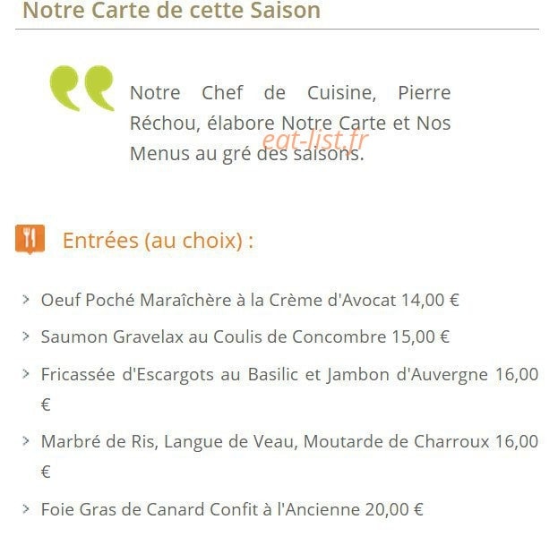 Le Chalet Montégut — carte page 5