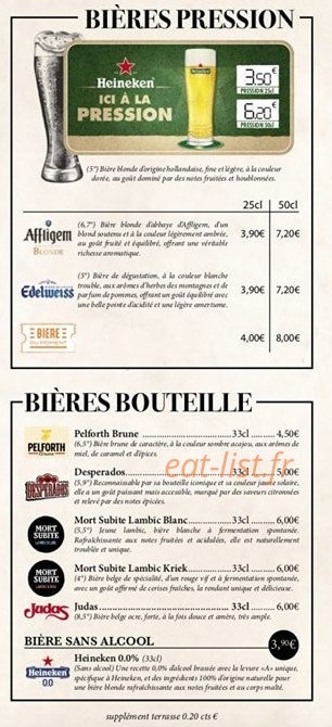 Le Grand café — carte page 5