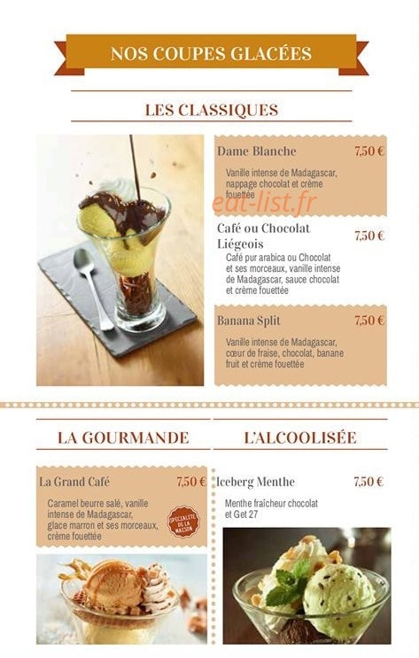 Le Grand café — carte page 7
