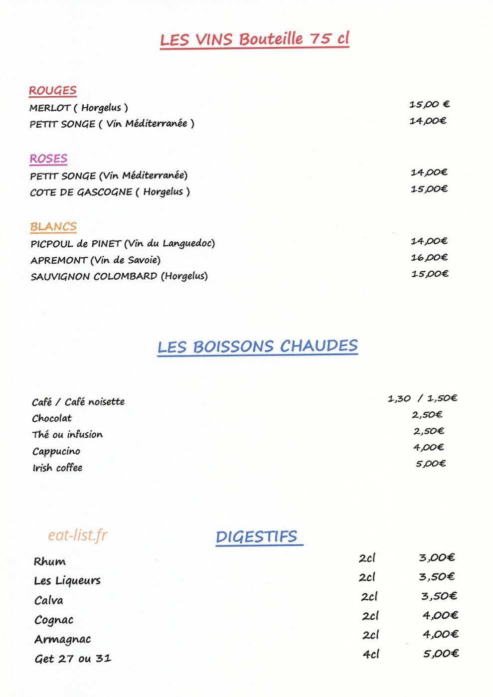Le Jacquemart — carte page 3