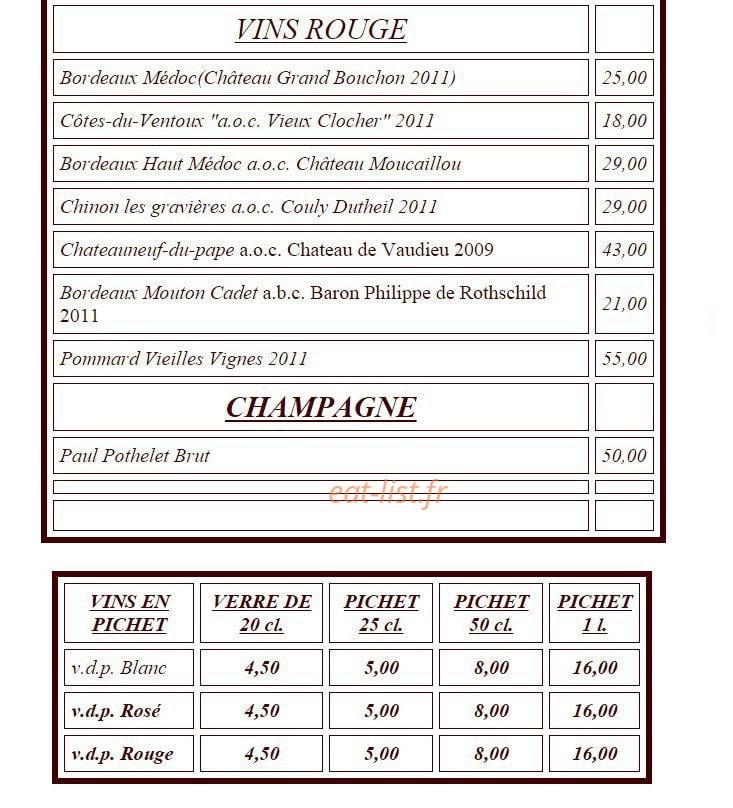 Le Lagon — carte page 6