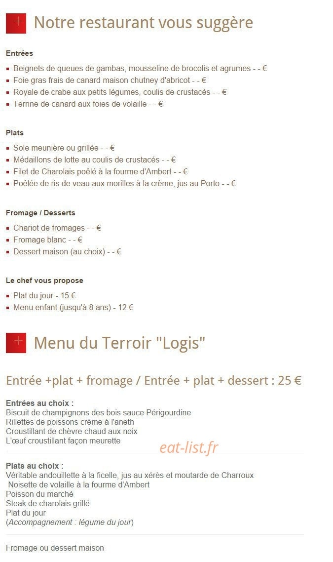 Le Parc — carte page 1