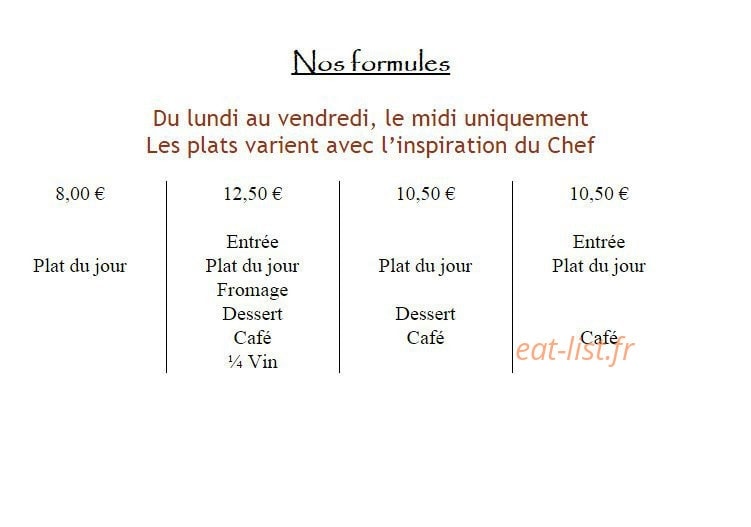 Restaurant Le Caquelon — carte page 5