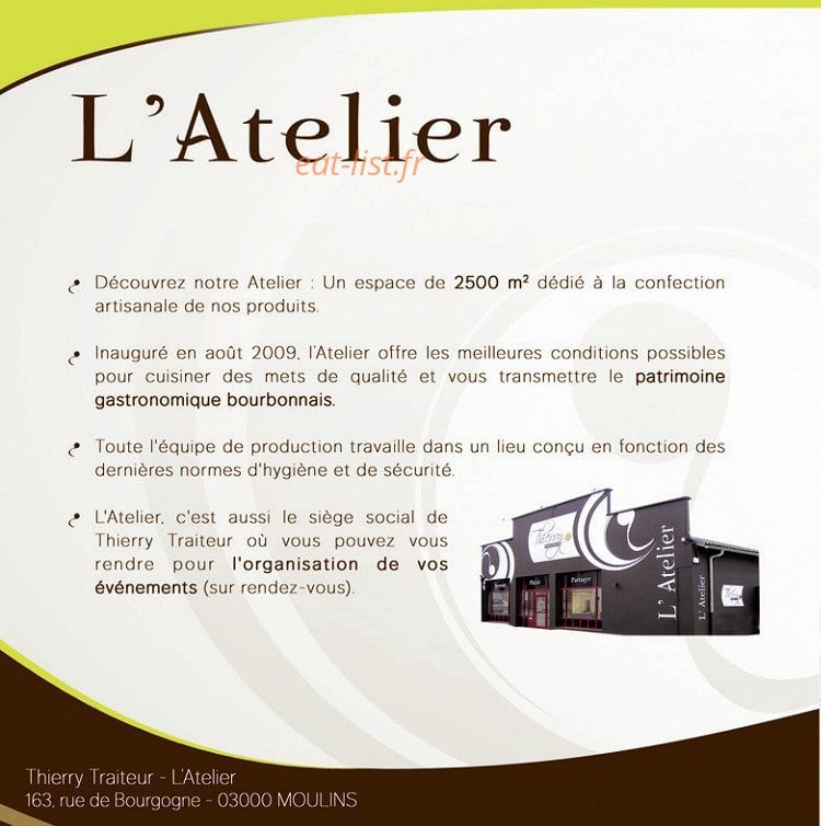 Thierry Traiteur — carte page 13