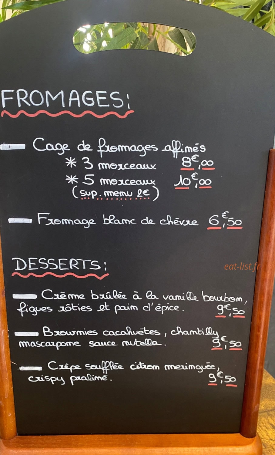 Au Fil Des Saisons — carte page 2