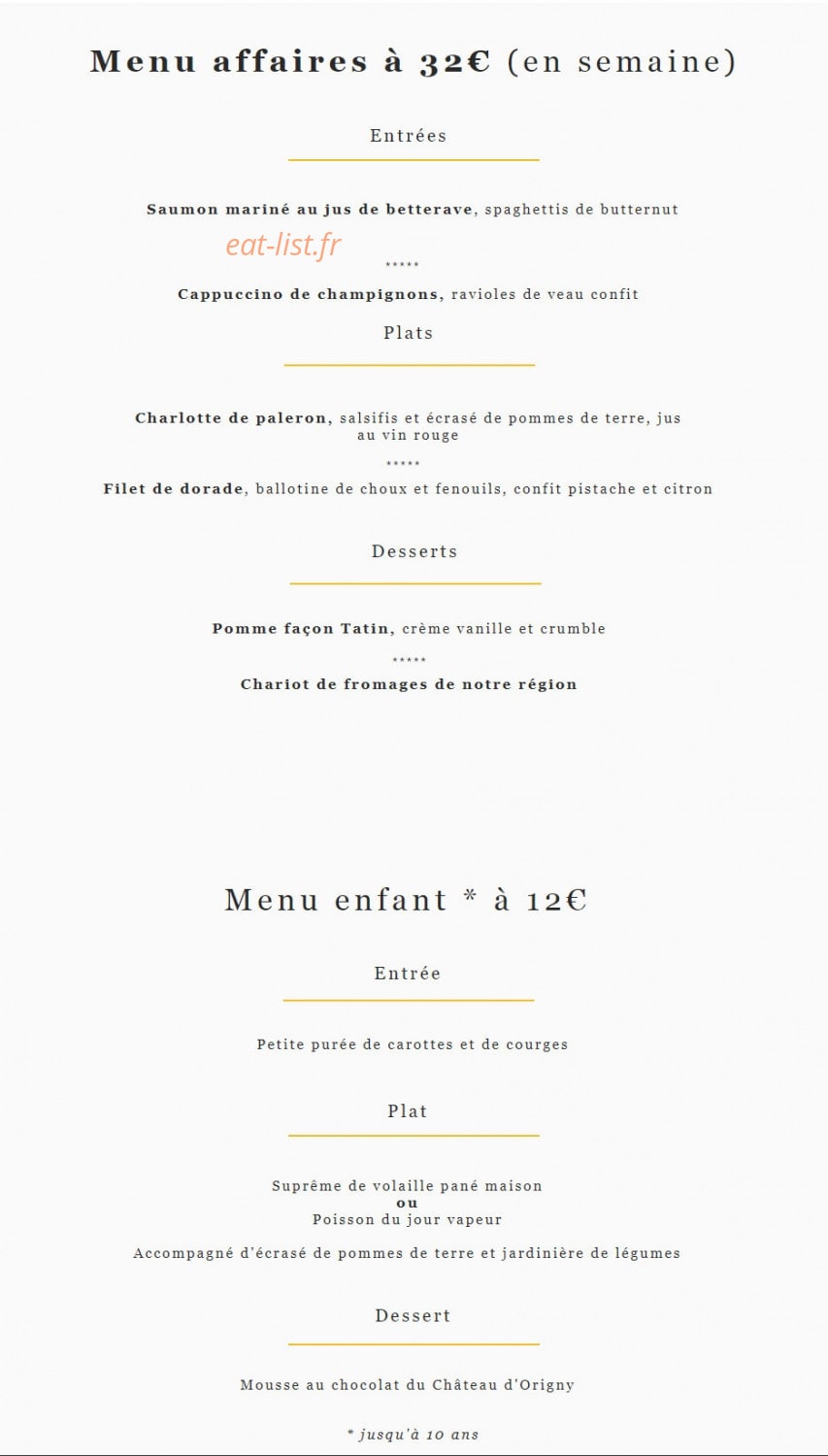 L'Orangerie — carte page 2