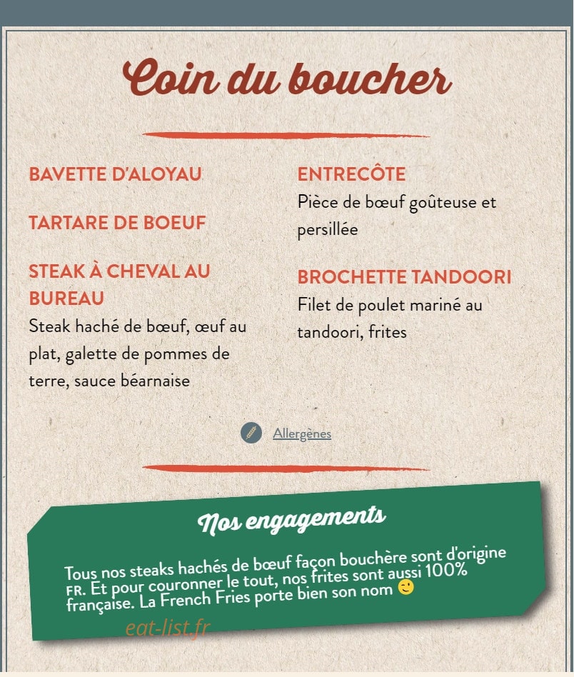 Au Bureau — carte page 4