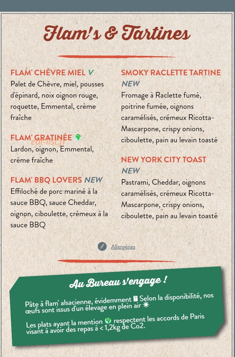 Au Bureau — carte page 5