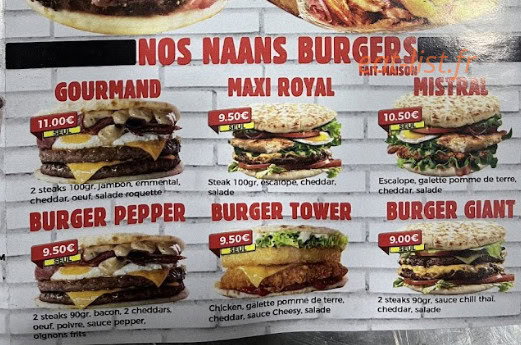 Burger City — carte page 3