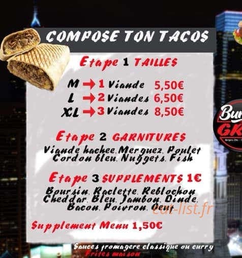 Burger Grill — carte page 7