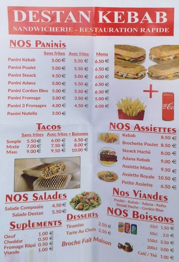 Destan kebab — carte page 2