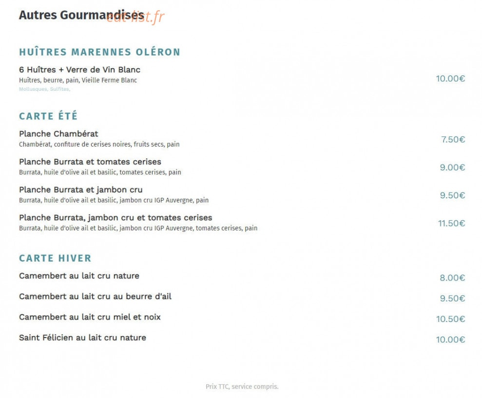 Hummm C'est Bon ! — carte page 4