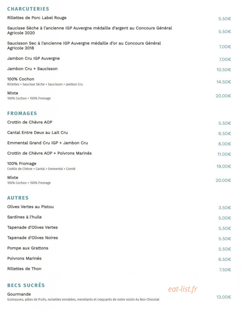 Hummm C'est Bon ! — carte page 3