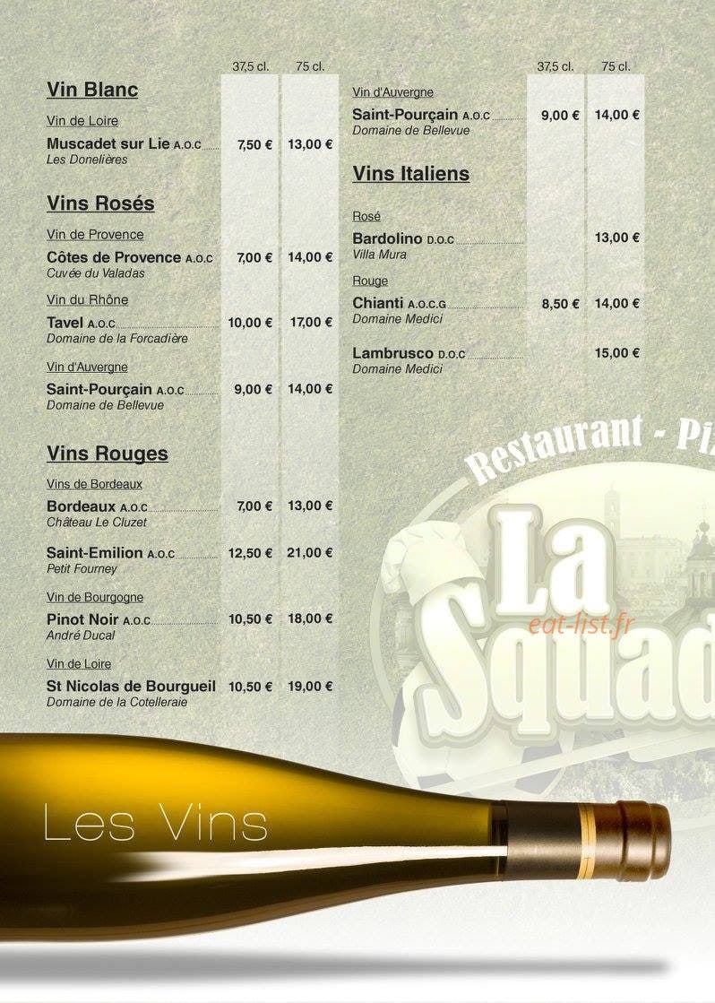 La Squadra — carte page 1