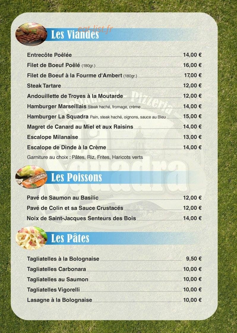La Squadra — carte page 3