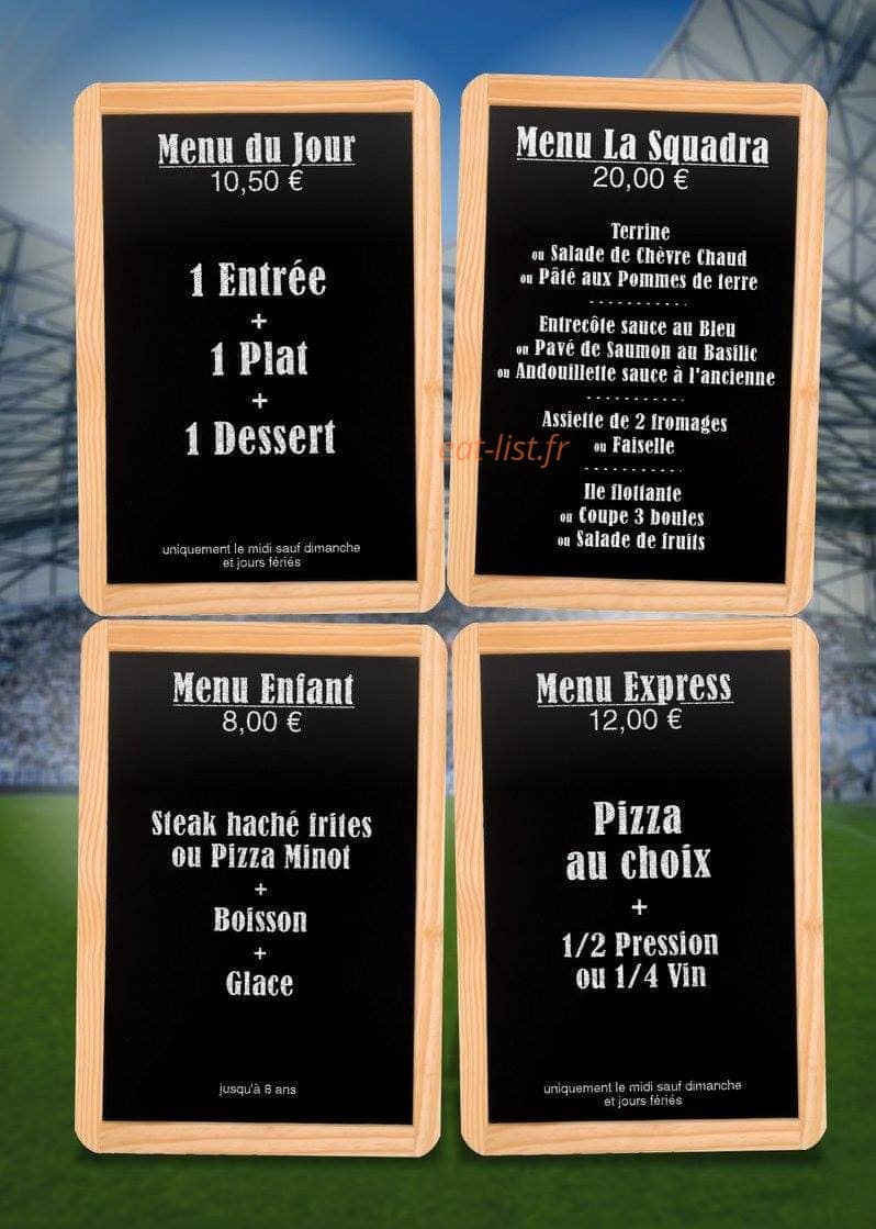 La Squadra — carte page 7