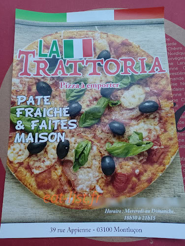 La Trattoria — carte page 1
