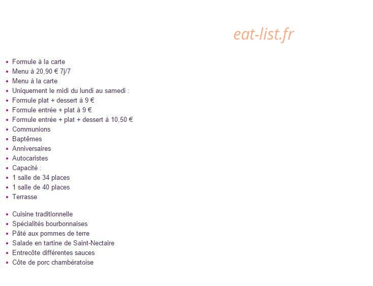 La Vie en Rose — carte page 2