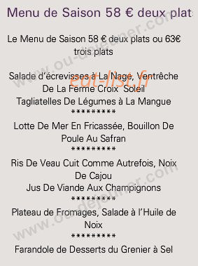 Le Grenier à Sel — carte page 4